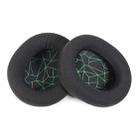 2pcs Sponge Headset Pad for Steelseries Arctis Pro / Arctis 3 / 5 / 7(Green Print Mesh) - 1