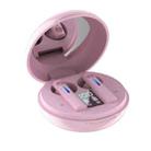 T15 TWS Bluetooth Wireless In-Ear Sports Earphone with Makeup Mirror(Pink) - 1