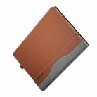 Laptop PU Leather Protective Case For Lenovo Yoga 730-13(Business Brown) - 1