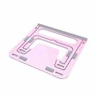 P3 Aluminum Alloy Portable Folding Laptop/Tablet Stand(Rose Gold) - 1