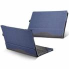 Laptop PU Leather Protective Case For IdeaPad C340 14 inch(Blue) - 1