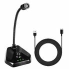 MI520 Desktop Computer Gooseneck Condenser Microphone USB Version without RGB Breathing Lamp - 1