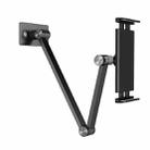 WS-2 Wall-Mounted Folding Telescopic Holder For Mobile Phone And Tablet(Black Gray) - 1