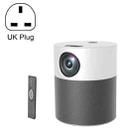 M1 Home Commercial LED Smart HD Projector, Specification: UK Plug(Phone with Screen Version) - 1