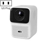 Wanbo T4 Max 1080P Auto-Focus Intelligent Voice Projector Wifi Home HD Mini Projector(US Plug) - 1