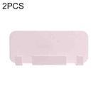 2 PCS  Punch-Free Wall-Mounted Rack Mobile Phone Charging Holder(Pink) - 1