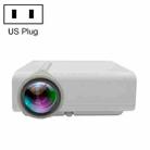 YG530 Home LED Small HD 1080P Projector, Specification: US Plug(White) - 1