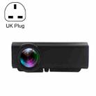 YG530 Home LED Small HD 1080P Projector, Specification: UK Plug(Black) - 1