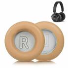 1 Pair Genuine Leather Sponge Earmuffs For BO BeoPlay H7 / H9 / H9i One Generation (Apricot) - 1