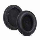 1 Pair Protein Leather Sponge Earphone Cover For Anker Soundcore Life Q30 (Black) - 1