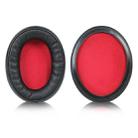 2pcs Sponge Headphone Covers For Audio-Technica ATH-AR5BT / AR5iS(Black+Red) - 1