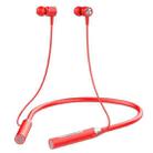 BT-63 Wireless Bluetooth Neck-mounted Magnetic Headphone(Red) - 1