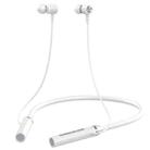 BT-63 Wireless Bluetooth Neck-mounted Magnetic Headphone(White) - 1