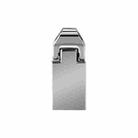 It02 High-Speed USB 2.0 Chain Buckle Metal USB Flash Drives, Capacity: 4GB(White) - 1