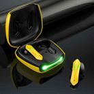 TWS Bluetooth 5.2 In-Ear Gaming Earphone With Breathing Light(Yellow) - 1