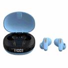 JS81 TWS Wireless Noise-Cancelling Reduction Digital Display Gaming Earphone(Light Blue) - 1