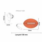JYP-LR18 TWS Bluetooth 5.0 Rugby Shape Semi-In-Ear Game Earphone(Yellow) - 3