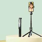 P80 1.33m Integrated Bluetooth Selfie Stick With TIKTOK Remote Control Makeup Mirror - 1