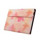 For Microsoft Surface Go 1 / 2 Ink and Wash Leather Tablet Protective Case, Color: Pink - 1