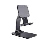 Mobile Phone Tablet Desktop Stand Gravity Retractable Adjustable Bracket, Color: Plastic Black - 1