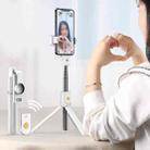 Mobile Phone Bluetooth Selfie Stick Live Bracket, Specification: K10 (White) - 1