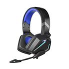 Soyto SY-G20 RGB Dual Streamer Gaming Computer Headset, Style: Lighting Version (Black Blue) - 1