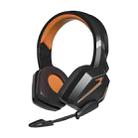 Soyto SY-G20 RGB Dual Streamer Gaming Computer Headset, Style: Non-luminous Version (Black Orange) - 1