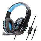 Soyto SY733MV Gaming Computer Headset For PS4 (Black Blue) - 1