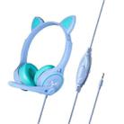 Soyto SY-G30 Cat Ear Computer Headset, Style: Non-luminous Version (Light Blue) - 1