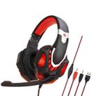 Soyto G10 Gaming Computer Headset For PC (Black Red) - 1