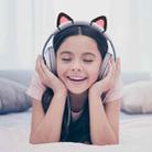 T6 Cute Cat Ear Decoration for Headphones(Black) - 5