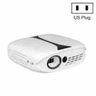 LEJIADA RD-606 854x480P DLP Home Mini Portable Projector, Mobile Phone Smae Screen Version(US Plug) - 1