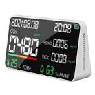 HD05 5 In1 CO2 TVOC HCHO Detector Air Quality Monitor, Specification: White Infrared - 1