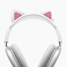 Cat-Ear Silicone Beam Cover For AirPods Max(White) - 1