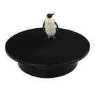 20cmTwo-Way Turntable Display Stand Video Shooting Props Turntable(Black+Black Velvet) - 1
