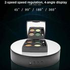 15cm Adjustable Speed Rotating Display Stand Props Turntable(White Mirror) - 5