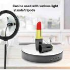 15cm Adjustable Speed Rotating Display Stand Props Turntable(White Mirror) - 7
