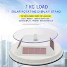 12cm Solar Rotating Display Stand Props Turntable(White) - 4