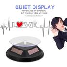 12cm Solar Rotating Display Stand Props Turntable(White) - 5
