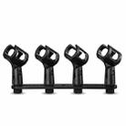 A18 Four-headed  Microphone Clip Aluminum Pole Microphone Accessories - 1