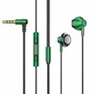 TS6800 3.5mm Metal Elbow Noise Cancelling Wired Game Earphone(Green) - 1