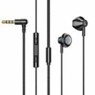 TS6800 3.5mm Metal Elbow Noise Cancelling Wired Game Earphone(Black) - 1