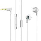 TS6800 3.5mm Metal Elbow Noise Cancelling Wired Game Earphone(Silver Gray) - 1