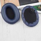 1 Pair PU Leather Earpads for Sony WH-1000XM4, Color: Blue+Buckle - 1