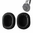 2pcs Sponge Earmuff For Audio-Technica ATH-M50 / M40 / M50X / MSR7, Color: Goatskin-Black - 1