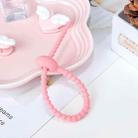 20 PCS Silicone Data Cable Storage Strap Cable Organizer(Pink) - 1
