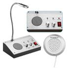 ZHUDELE ZDL-9908 Window Two-way Walkie-talkie Bank/Hospital/Station/Counter Microphone Amplifier,EU Plug - 1