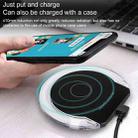 2pcs A9199 10W 3 in 1 Vertical LED Crystal Wireless Charger(Blue) - 8