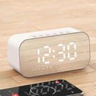 Havit M3 Subwoofer Mini Mirror Clock Bluetooth Speaker, Spsc: 1200mAh (White) - 1