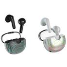 VG58 Stereo Sports Bluetooth Earphone with Cool Breathing Light(Gradient White) - 2